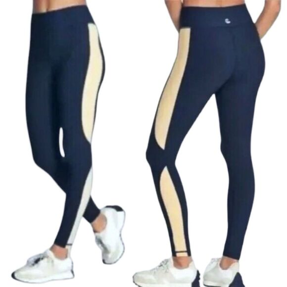 Johnny Was Calme Endurance Color Block Leggings - Picture 1 of 16